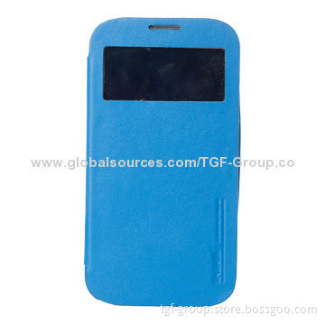 Leather Mobile Phone Case for Samsung S4 with Fashionable and Special Design